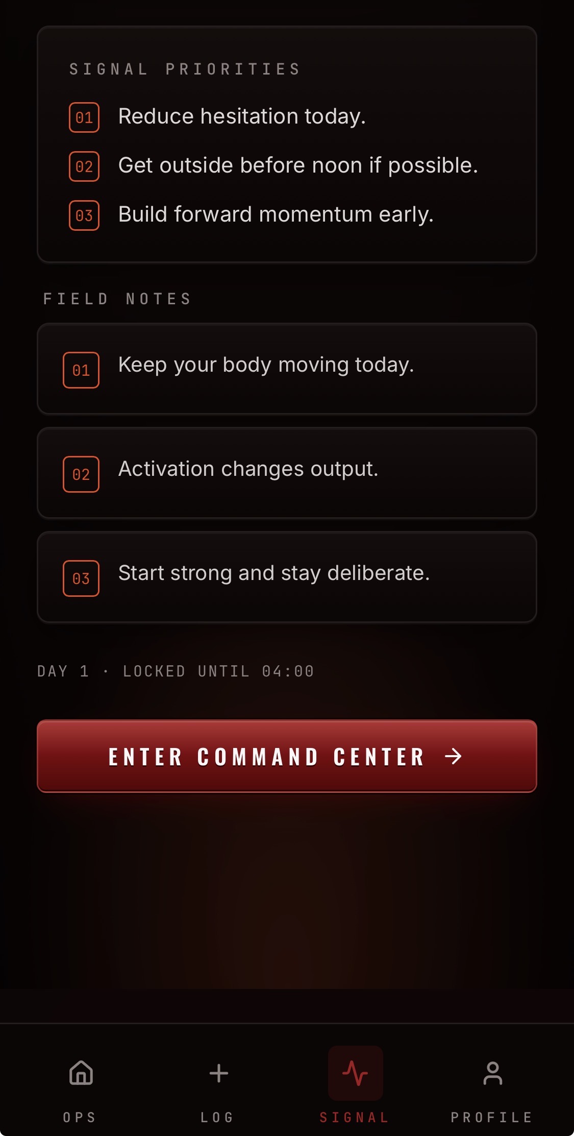 Rockit IQ signal brief with the day's priorities